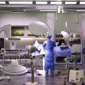 3D Surgery Room Pro Bright model